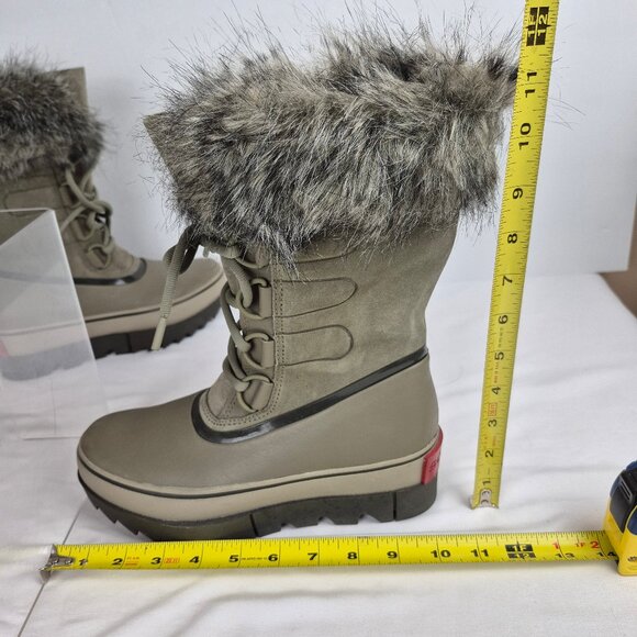 Sorel Joan of Artic Next Boot Waterproof Faux Fur Color: Sage Size 7 - Picture 16 of 16